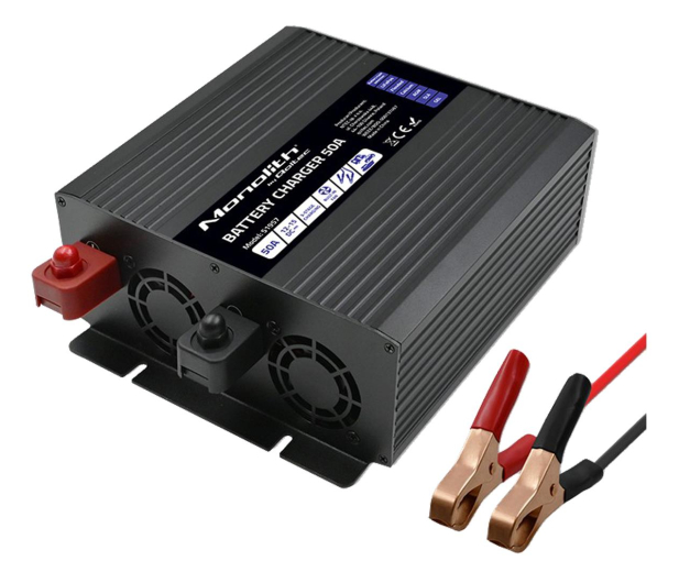 Qoltec Inteligenta Ładwarka Monolith LiFePO4 AGM GEL 50A 12V - 1238977 - zdjęcie 5